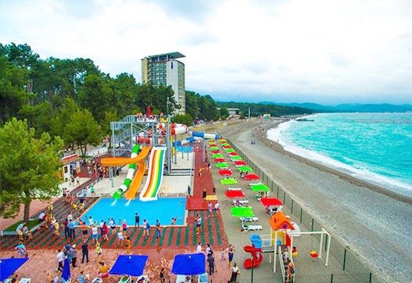Аквапарк на пляже | Пицунда ОП, Гагрский район