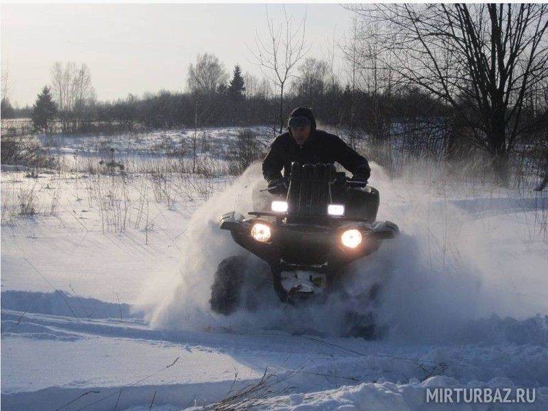 Катание зимой