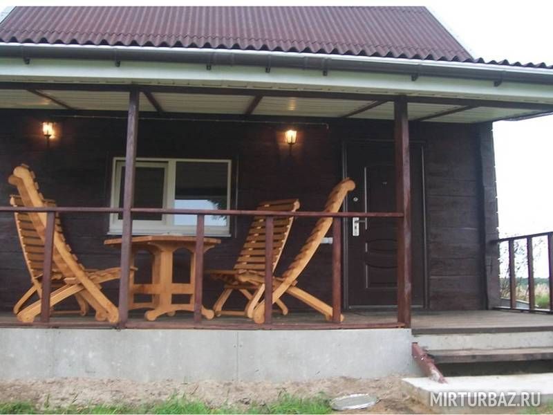 Веранда бани