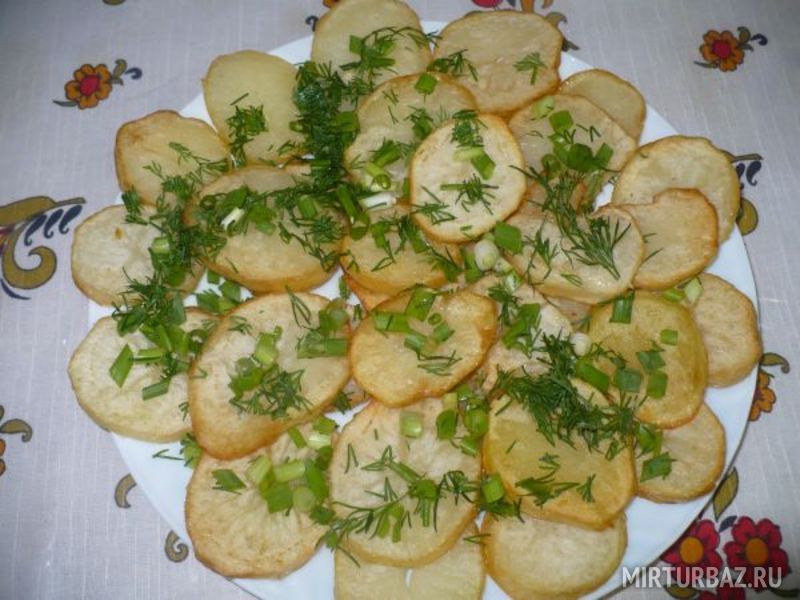 Жареная картошка «по-домашнему»