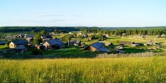 Вид села | Морозная дача, Вологодская область