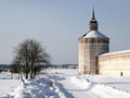 Кирилло-Белозерский монастырь зимой