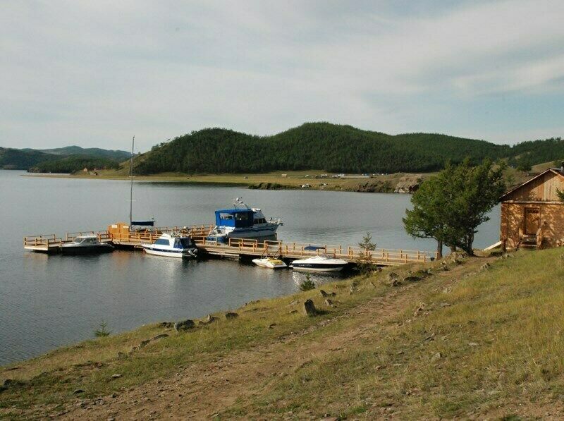 Пристань возле базы | Шида, Иркутская область