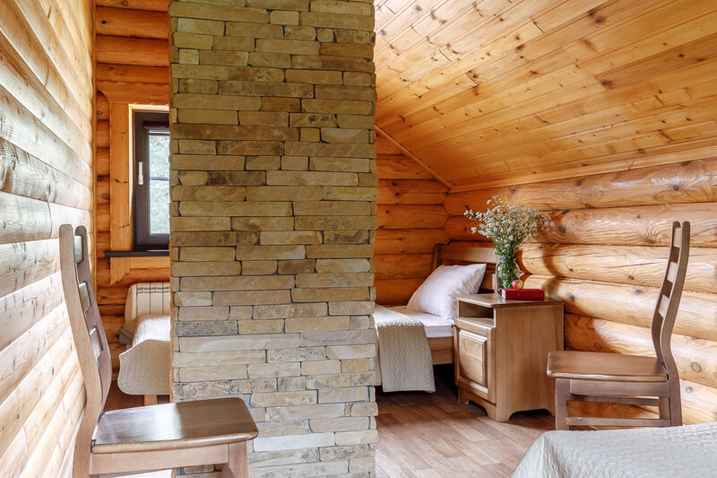 Коттедж 4-местный 2-этажный 3-комнатный (Уютный)