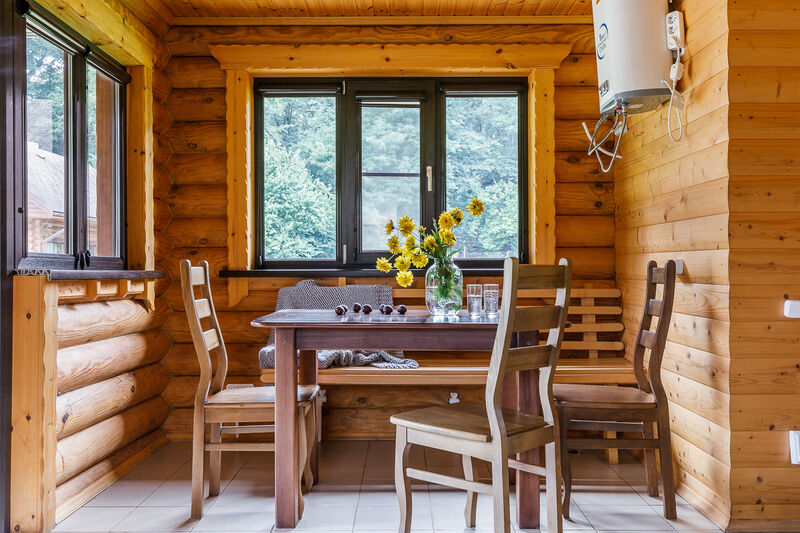 Коттедж 6-местный 2-этажный 3-комнатный (Светлый)