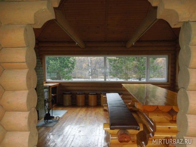 Внутри беседки