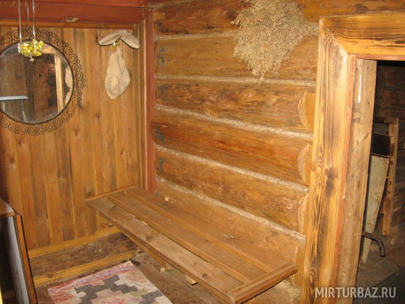 Внутри бани