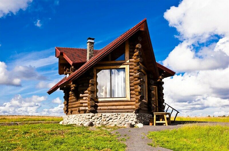 Коттедж 6-местный 3-комнатный «Изба Солнечная»