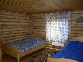 Теплый 2-х этажный домик (с туалетом), База отдыха Манский Плёс, Усть-Мана