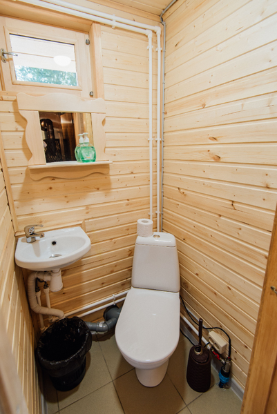 Малая баня на дровах