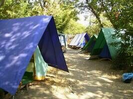 Палатка лагеря без питания, Палаточный городок Меридиан, Семидворье