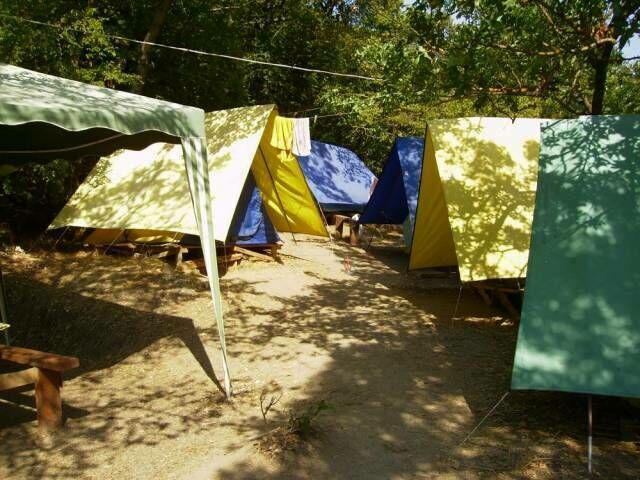 Палатки лагеря | Меридиан, Крым