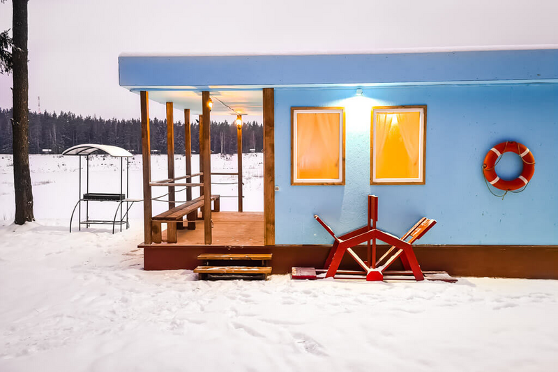 Теплая беседка «Пароход»