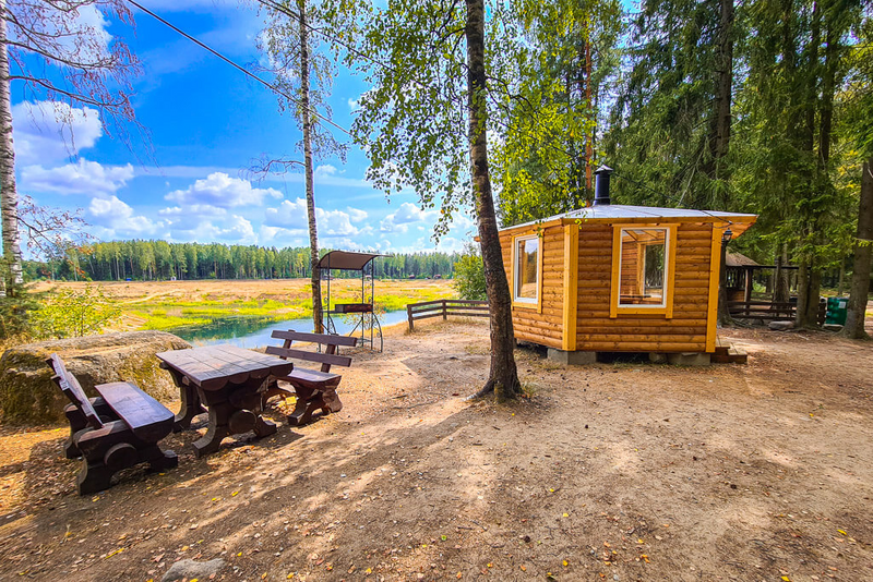 Теплая гриль-беседка №12