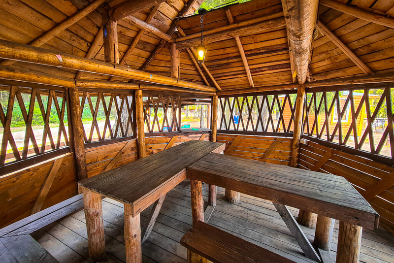 Шестигранная средняя беседка (№11)