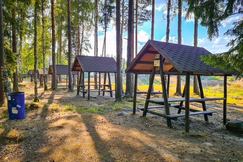 Малые беседки (№14 – 18, 23 – 44, 47 – 56)