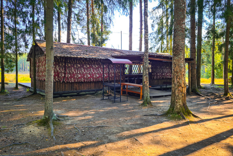 Деревянная корпоративная беседка (№61)