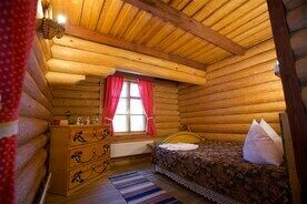 «Стандарт» с 1 двуспальной кроватью в Трактире, Туристическая деревня Мандроги, Подпорожский район